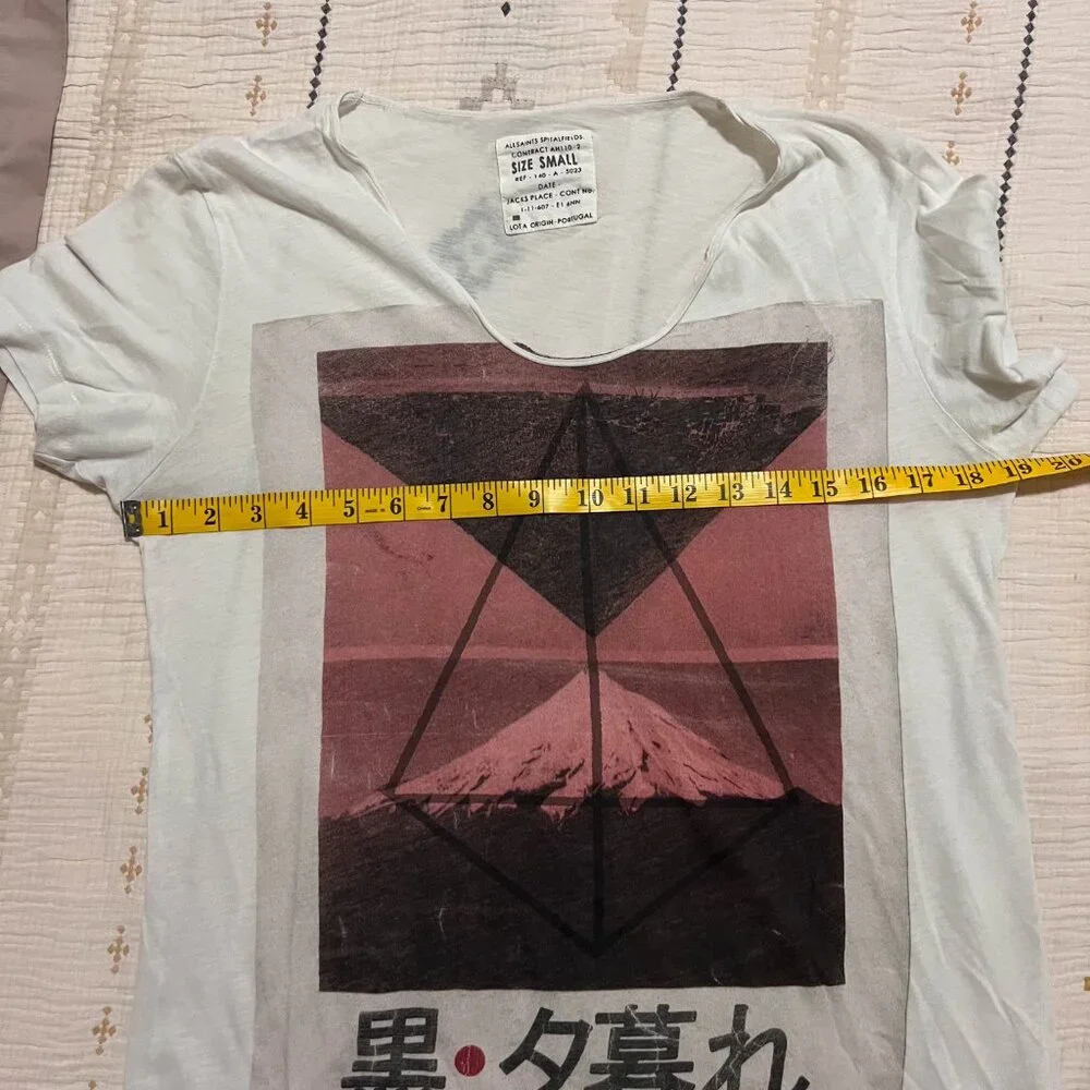 All Saints RARE Japan Tee S - Picture 10 of 11